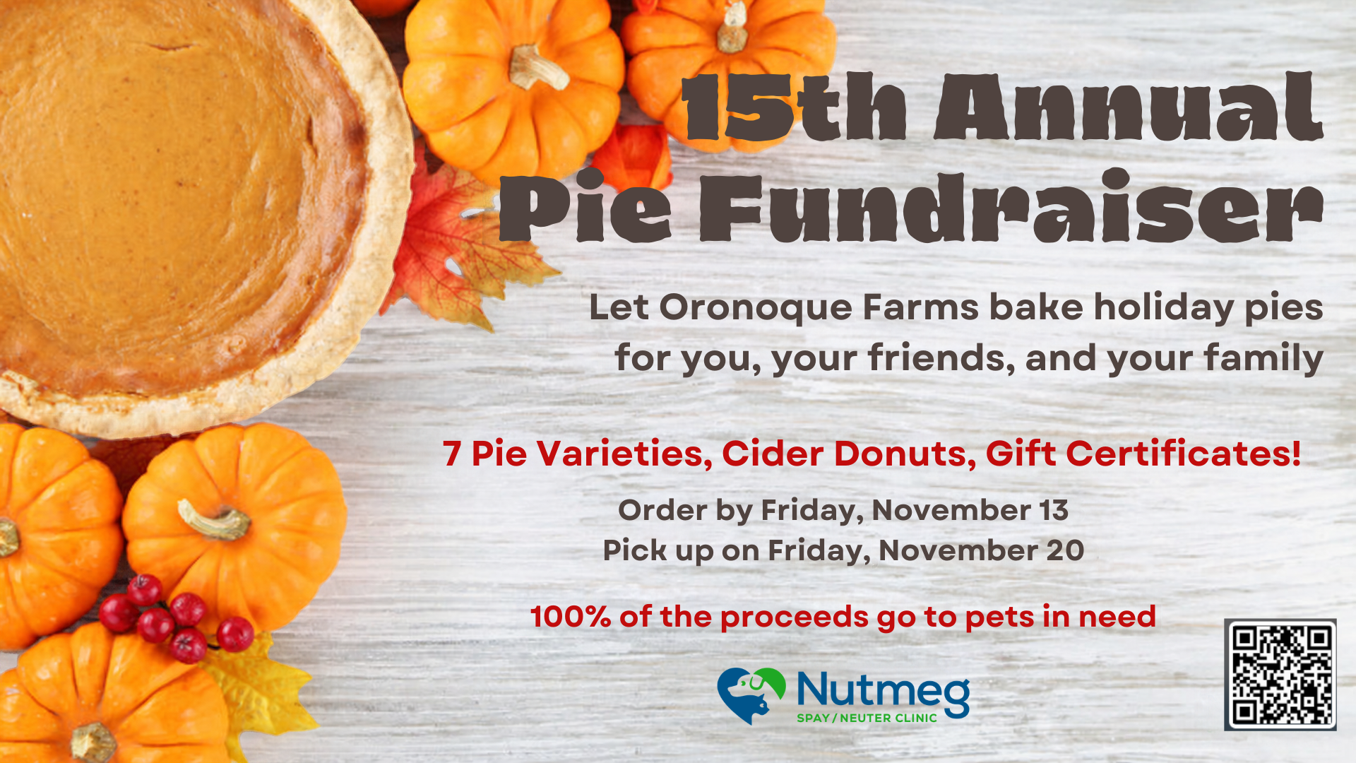 Order pies now